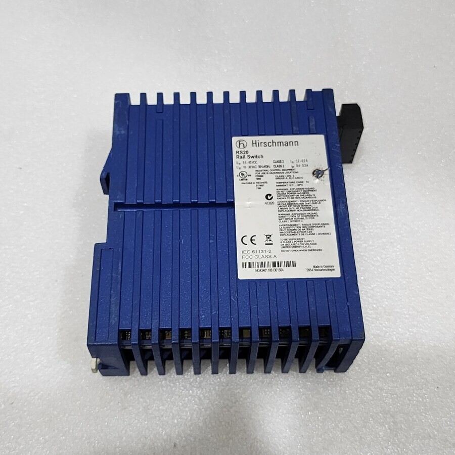 HIRSCHMANN RS20 INDUSTRIAL ETHERNET SWITCH RS20-0400S2T1SDAEHH03.0.01 - Image 3