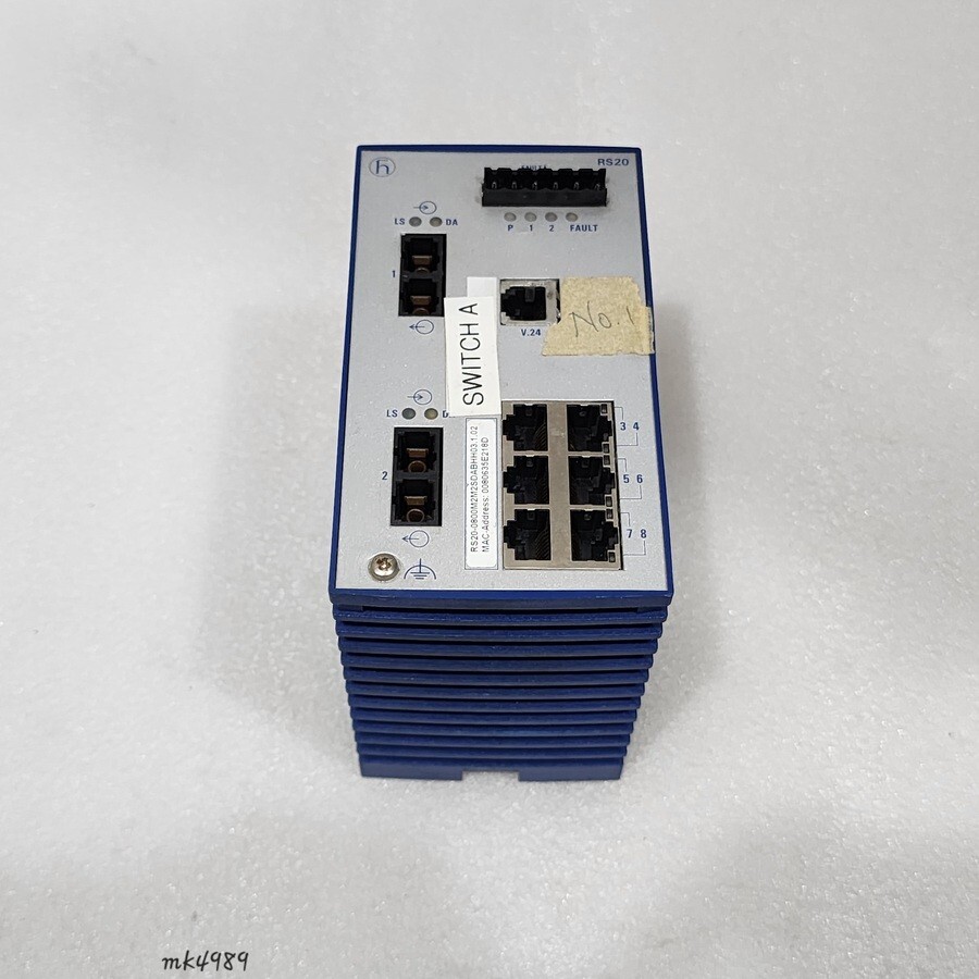 HIRSCHMANN RS20 INDUSTRIAL ETHERNET SWITCH RS20-0800M2M2SDABHH03.1.02 - Image 6
