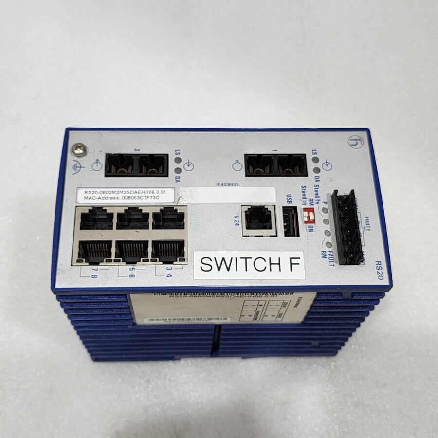 HIRSCHMANN RS20 ETHERNET SWITCH 0800M2M2SDAEHH06 - Image 2