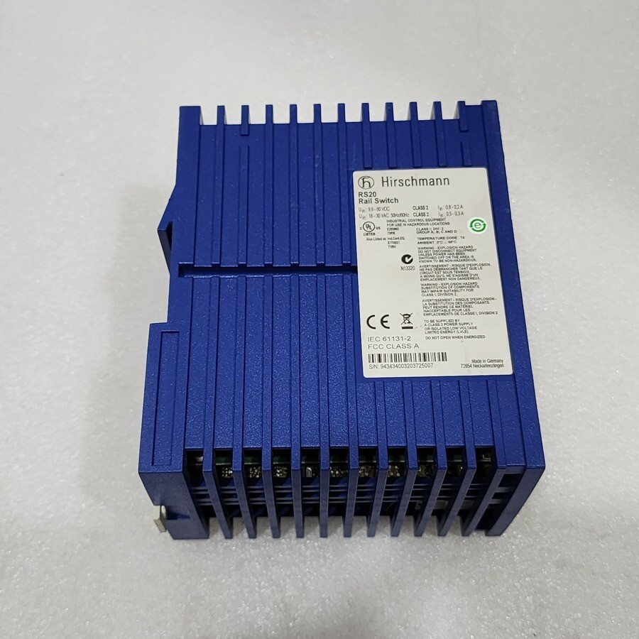 HIRSCHMANN RS20 ETHERNET SWITCH 0800M2M2SDAEHH06 - Image 3
