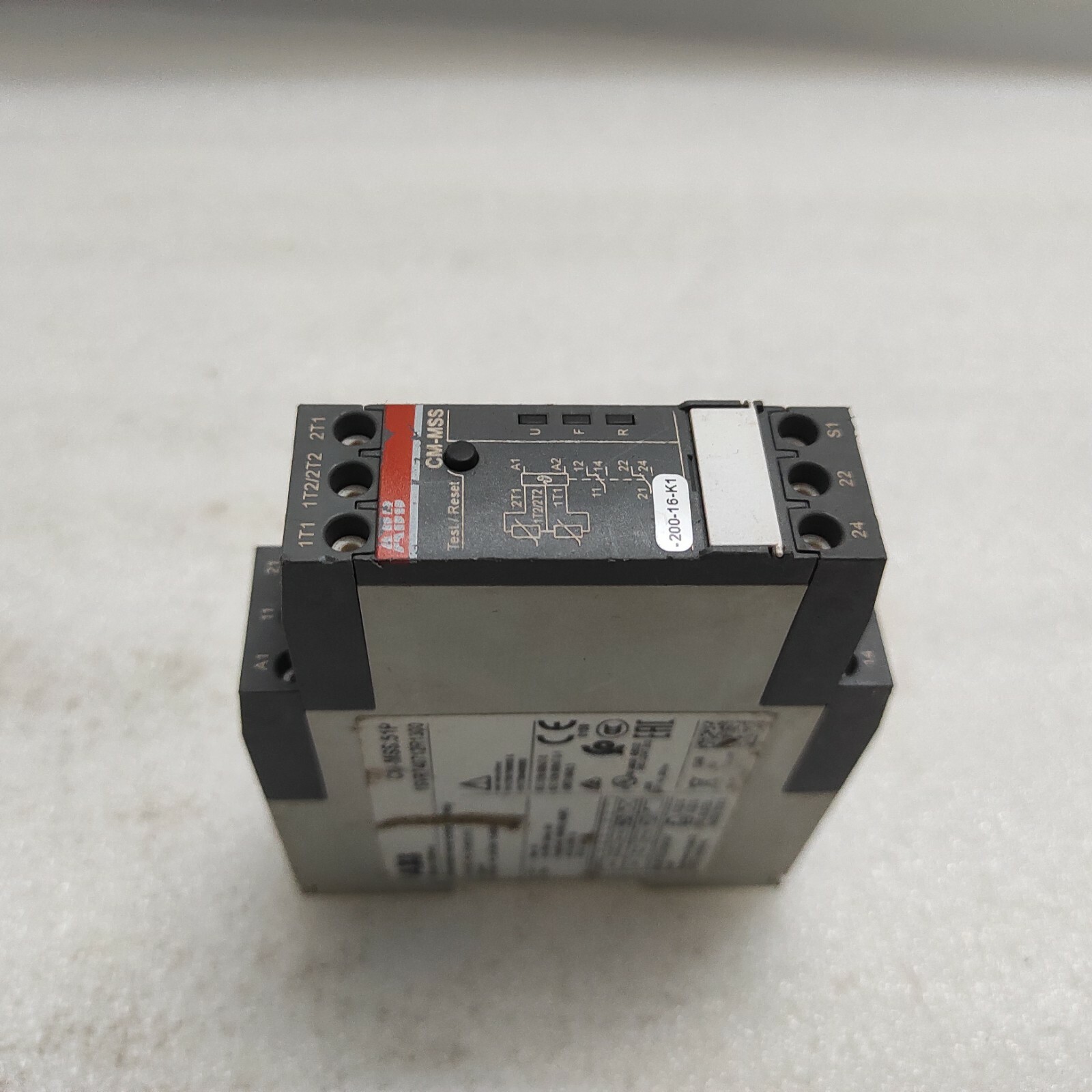 ABB CM-MSS.51P PTC THERMISTOR MOTOR PROTECTION RELAY 1SVR740712R1300 24-240V AC/ - Image 2
