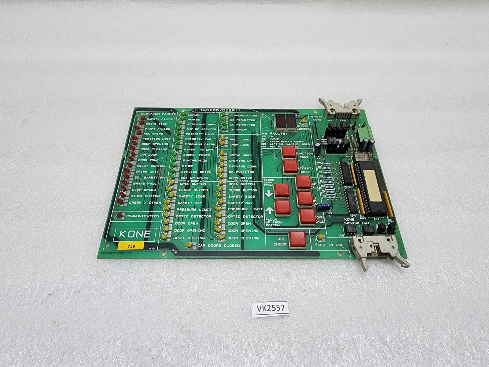 KONE TMS600/DISP ELEVATOR PCB 505430H04 - Image 9