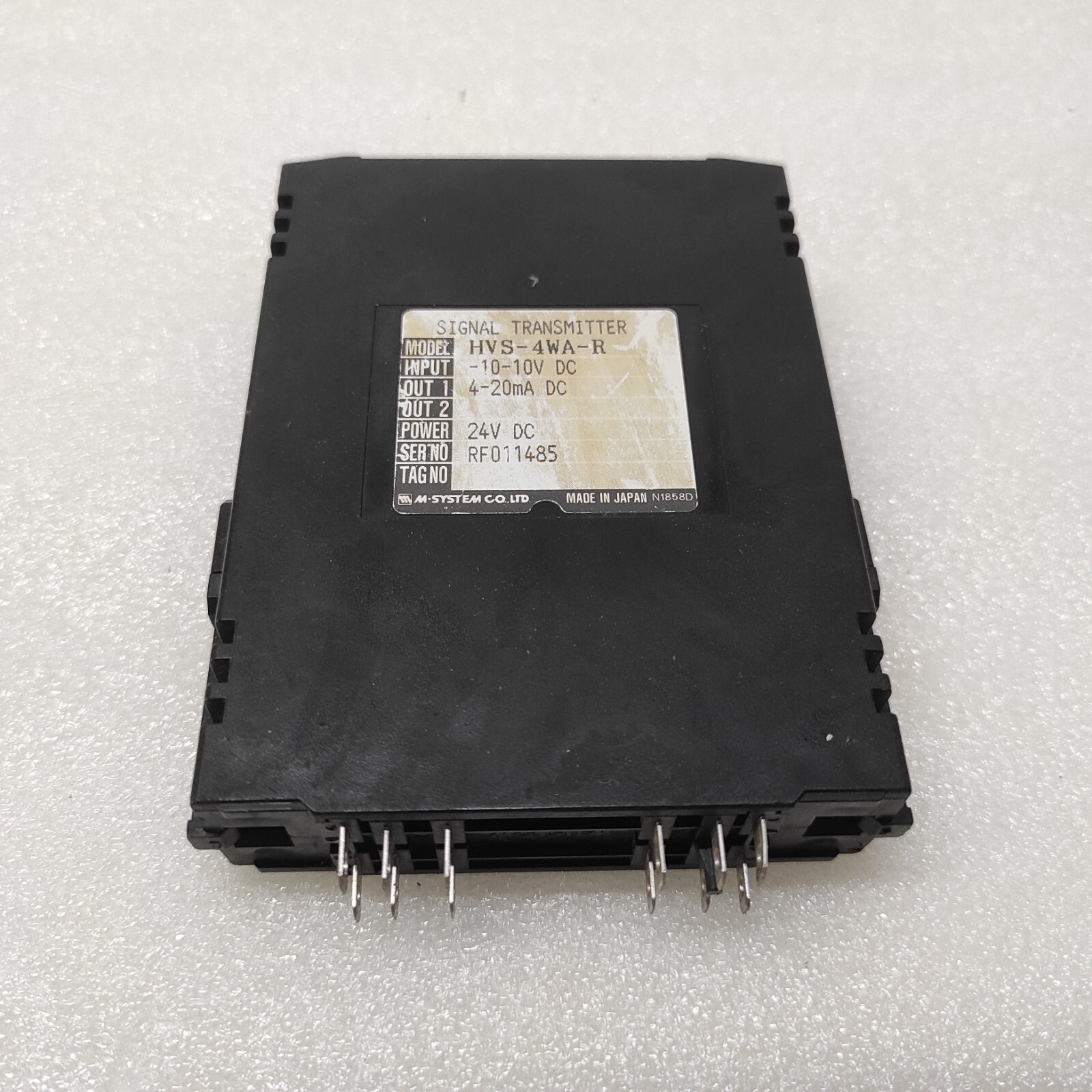 M-SYSTEM HVS-4WA-R SIGNAL TRANSMITTER 24VDC - Image 2