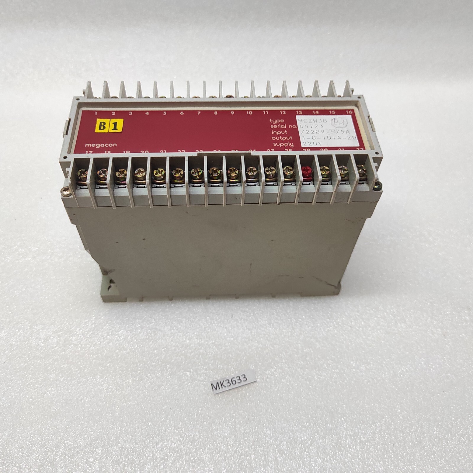 MEGACON MC2W3B TRANSDUCER 220V 5A - Image 8
