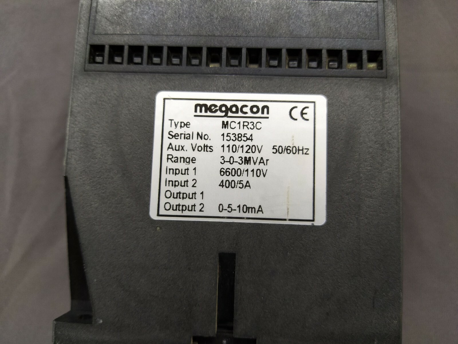 Megacon MC1R3C Power Transducer 110/120V - Image 8
