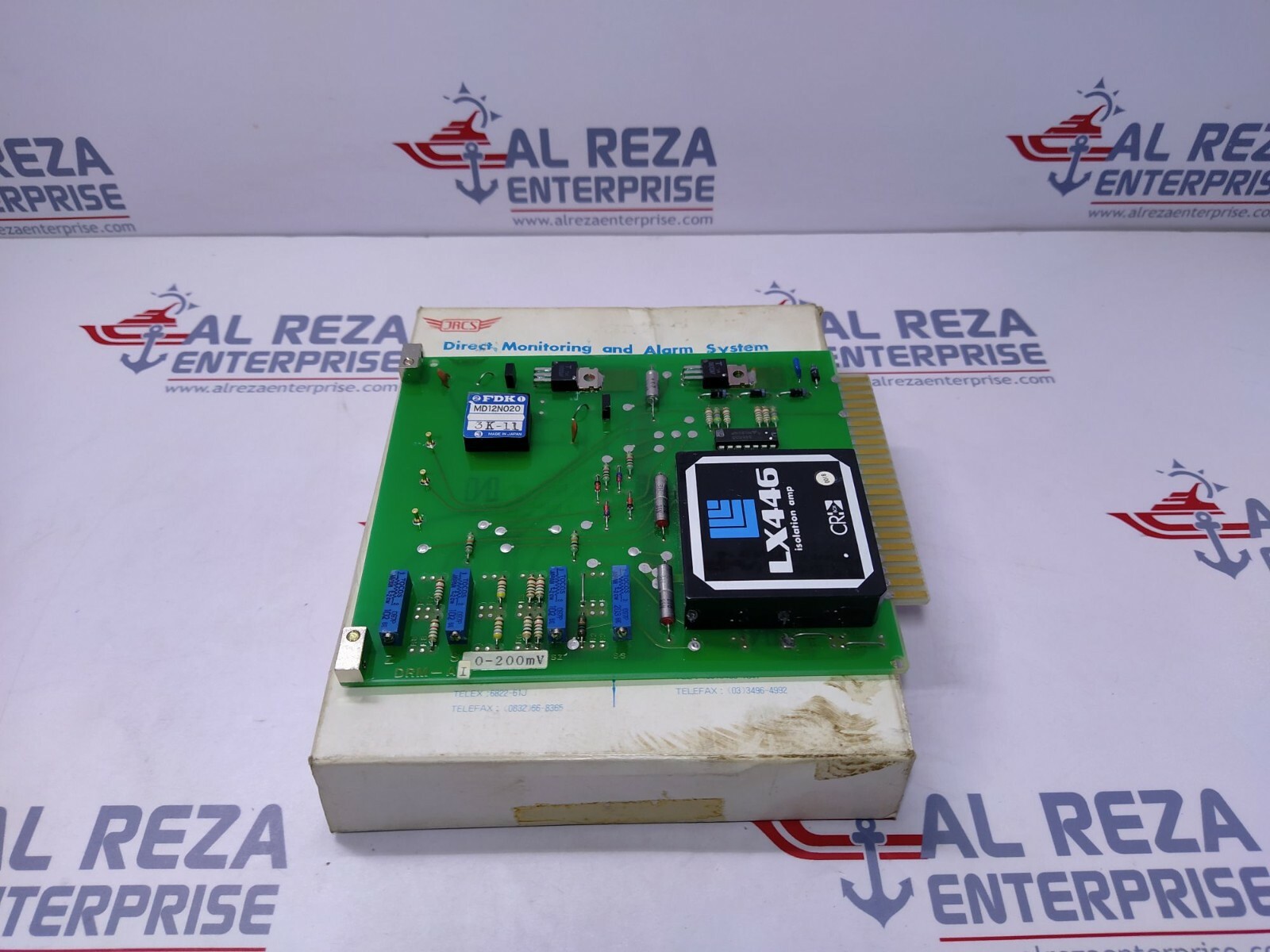 JRCS DRM-AI JMD Series Direct Monitoring and Alarm System 0-200mV