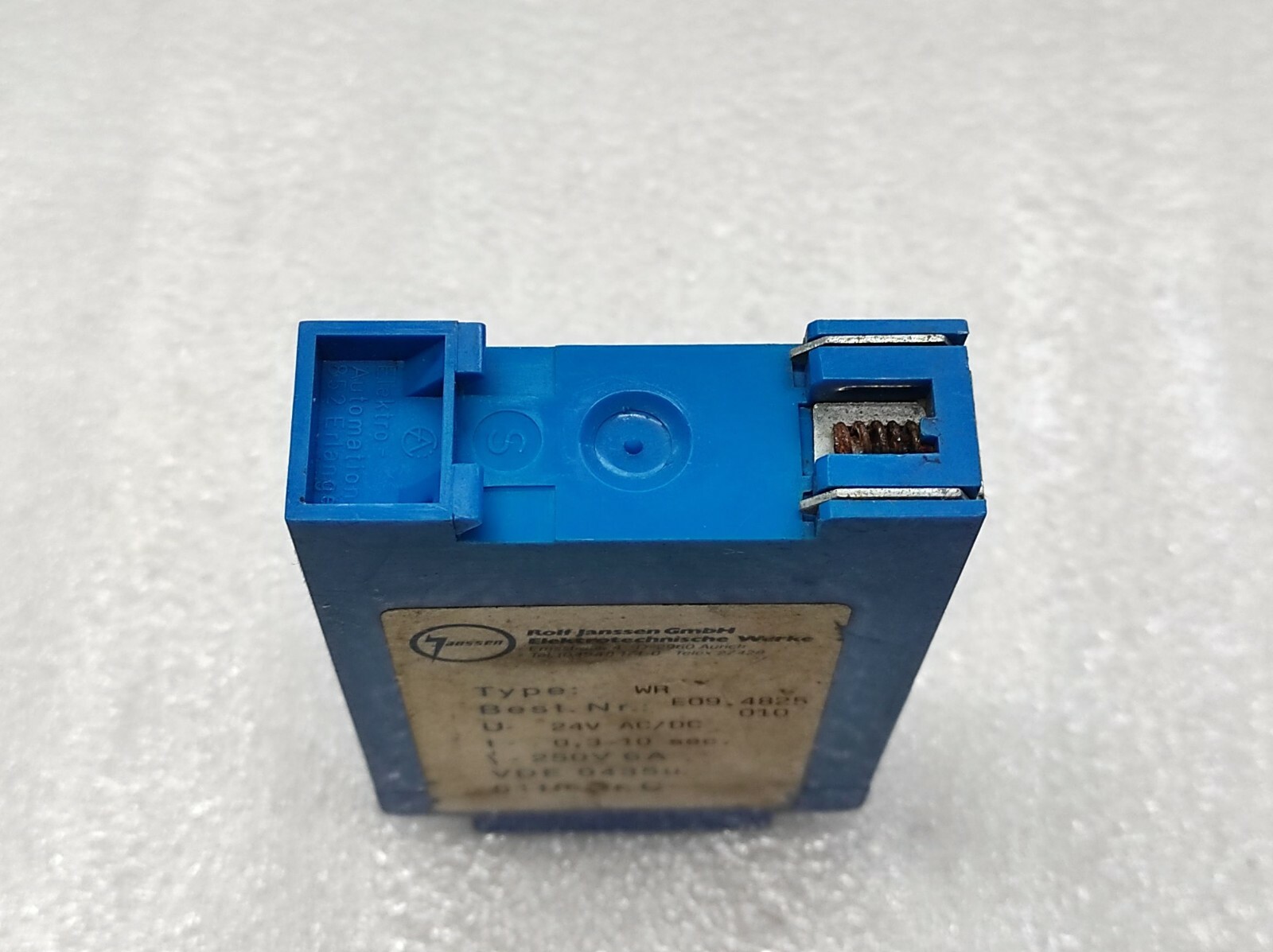 Janssen WR E09.4825 010 24VAC/DC 0.3 - 10 SEC - Image 4