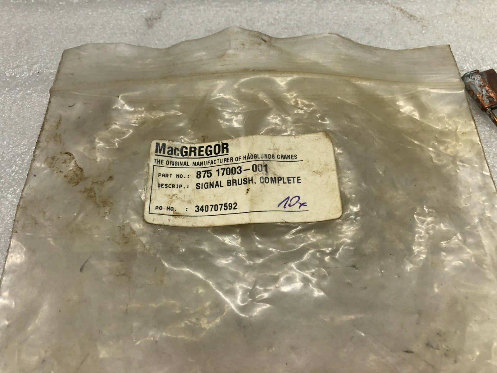 MACGREGOR 875 17003-001 SIGNAL BRUSH LOT OF 4 UNIT - Image 2