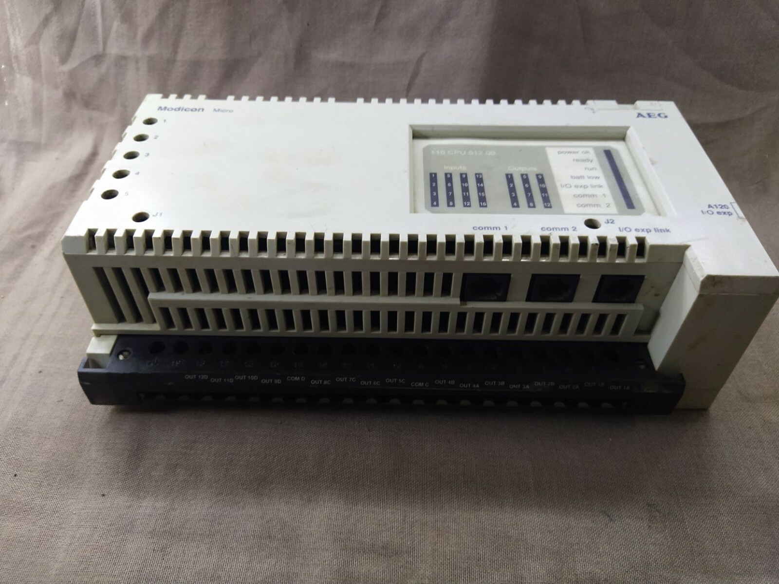 AEG 110CPU51200 MODICON Micro 110 CPU 512 00 - Image 2