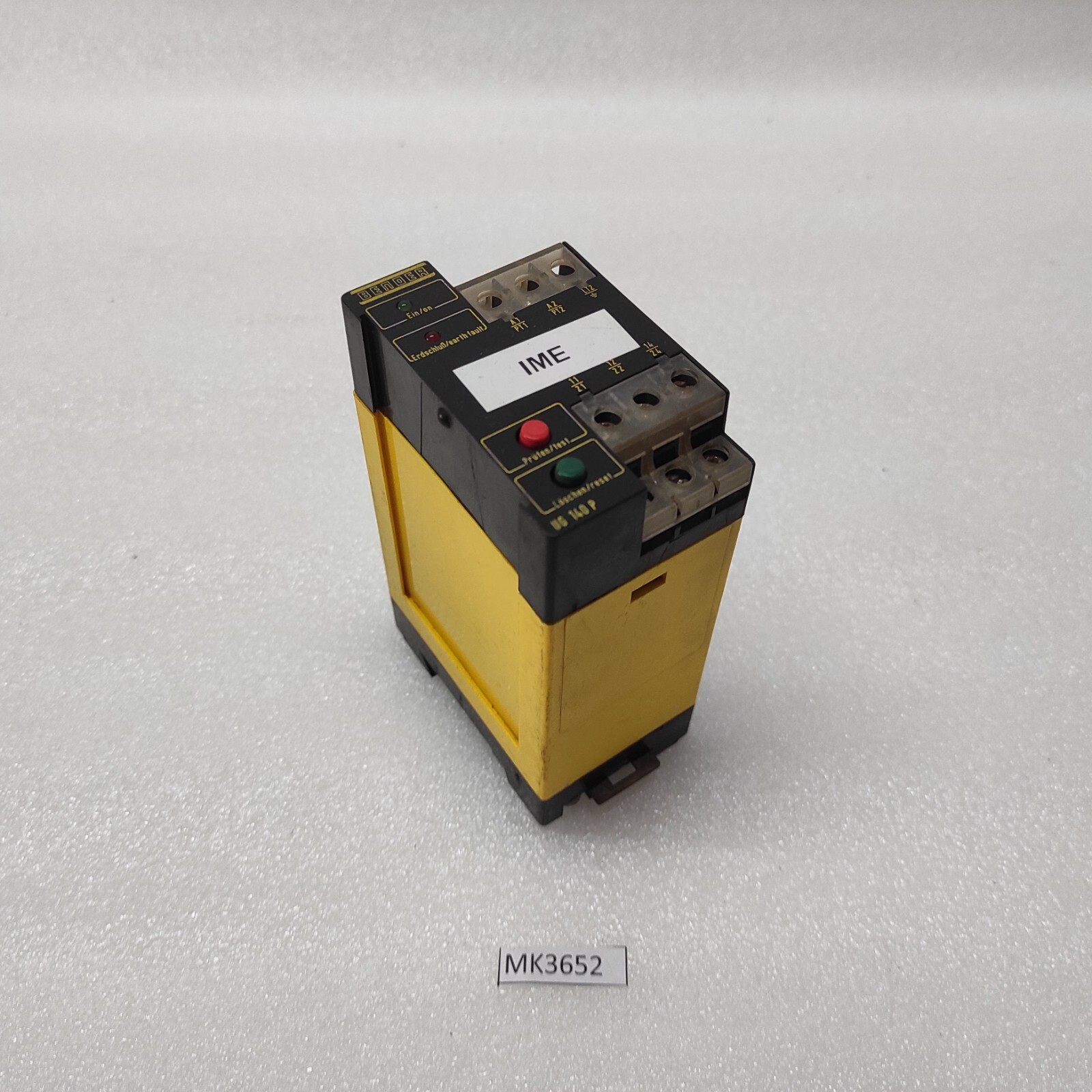 BENDER UG140P EARTH FAULT RELAY B916382 24VDC - Image 6