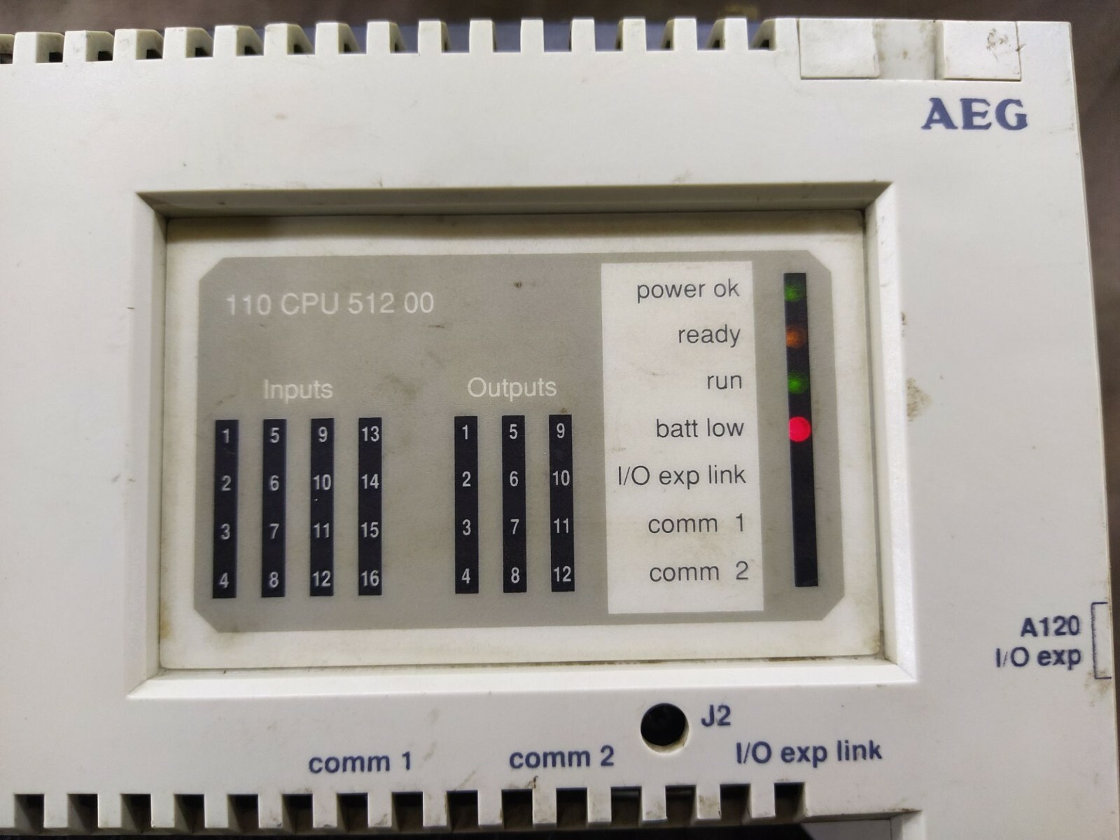 AEG 110CPU51200 MODICON Micro 110 CPU 512 00 - Image 9