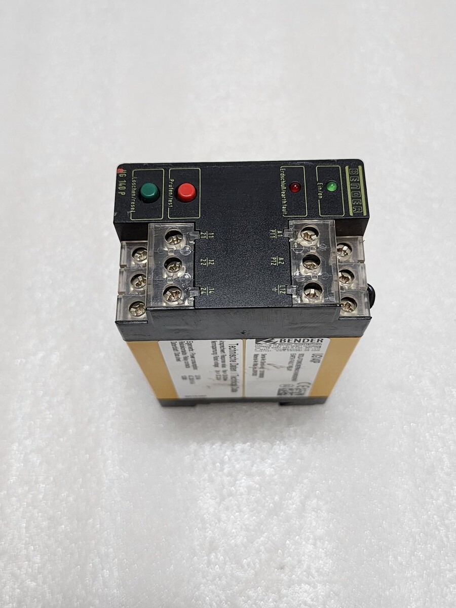 BENDER UG140P EARTH FAULT RELAY B916382 24VDC - Image 8