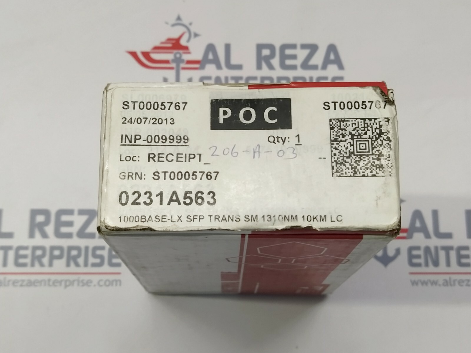LANSWITCH MODULE SFP-GE-LX-SM1310-A OPTICAL TRANSCEIVER 0231A563 - Image 6
