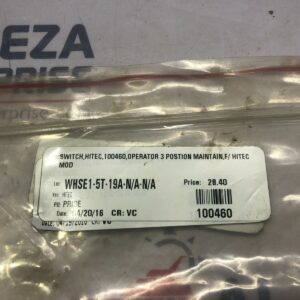 HITEC 100460 3-POSITION SWITCH LOT OF 2 UNIT