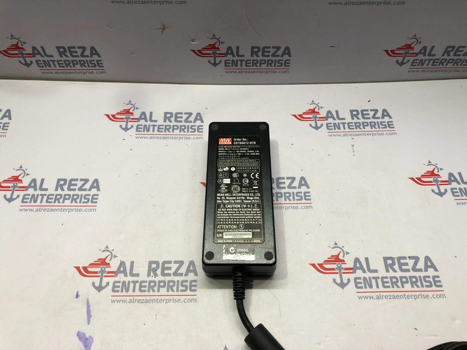 MEANWELL GS160A12 AC/DC SWITCHING ADAPTOR 12V DC - Image 2