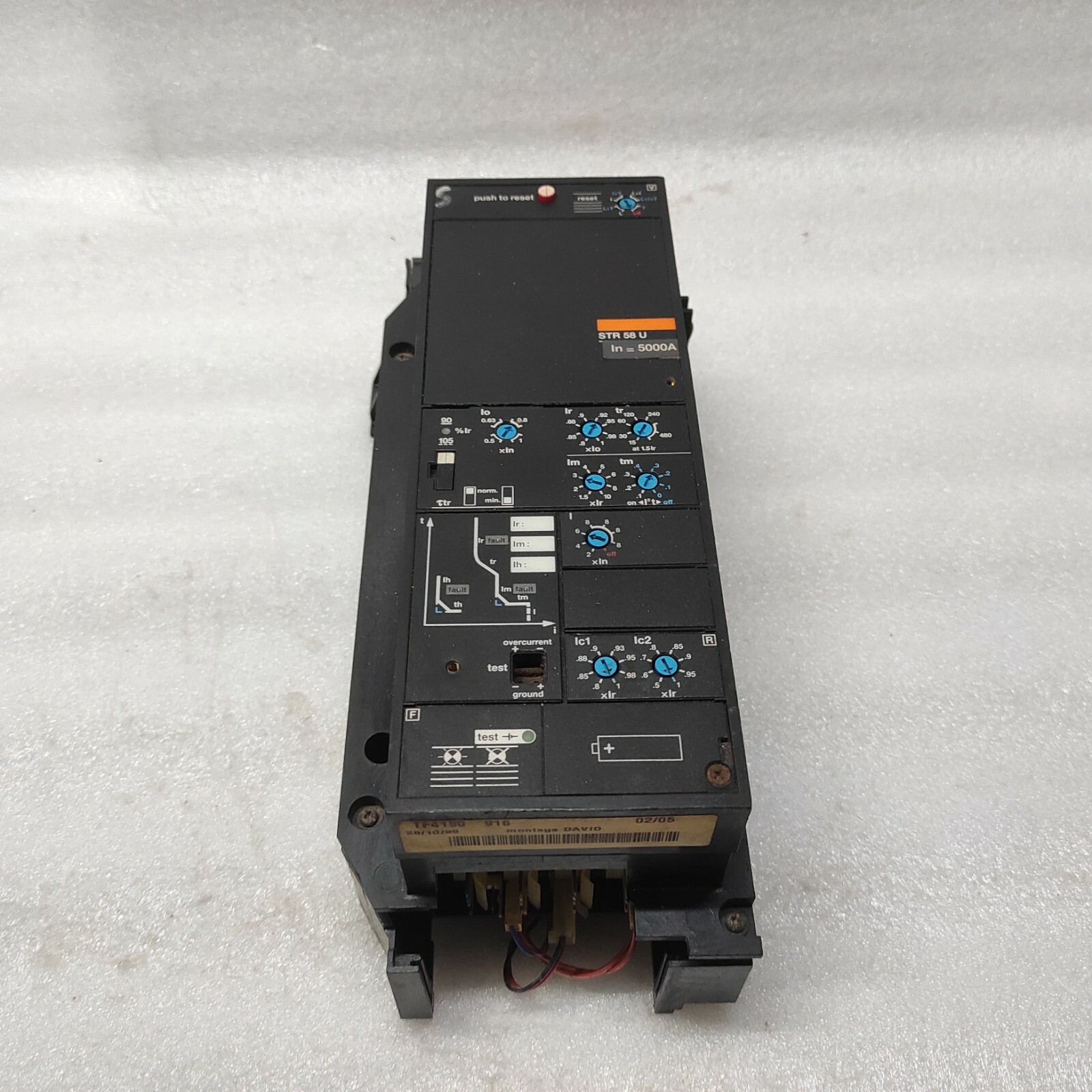 MERLIN GERIN STR58U MASTERPACT FOR CIRCUIT BREAKER 5000A
