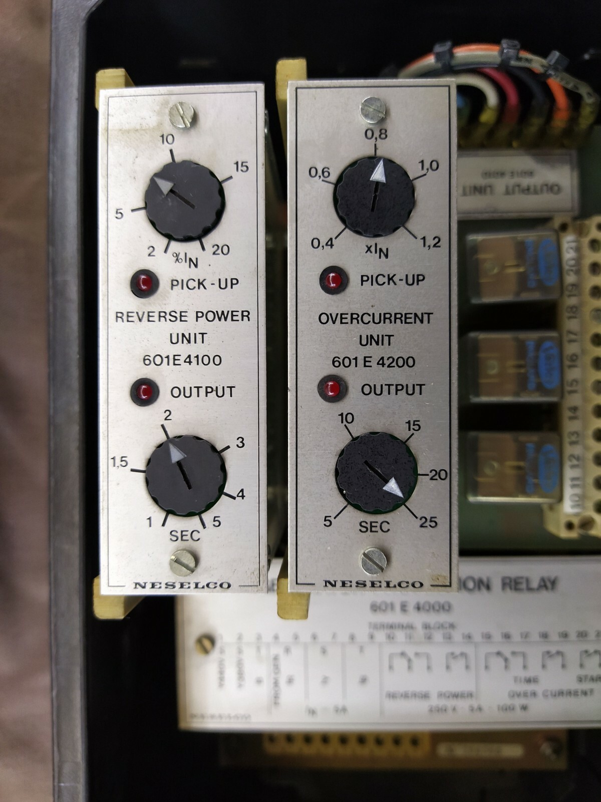 Neselco 601 E 4000 Generator Protection Relay 601E4000 - Image 5