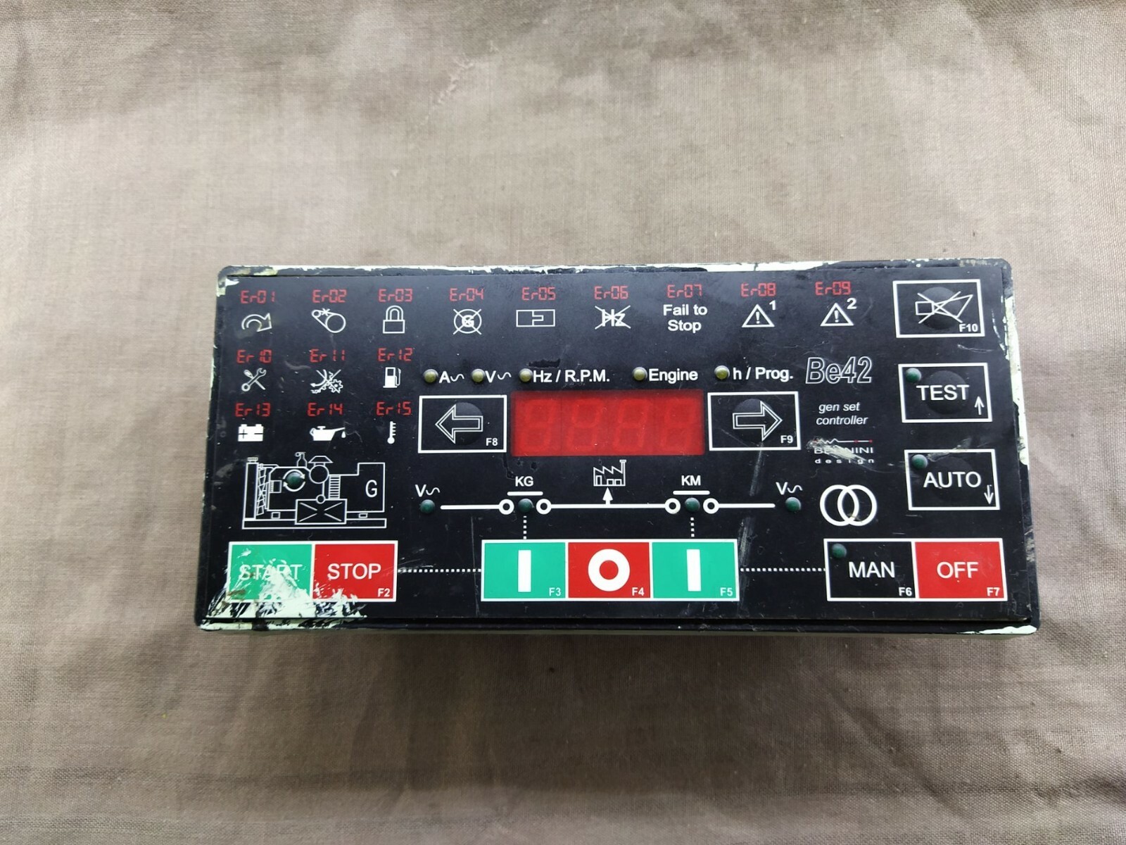 Bernini BE42 Genset Controller Generator Control Panel - Image 2