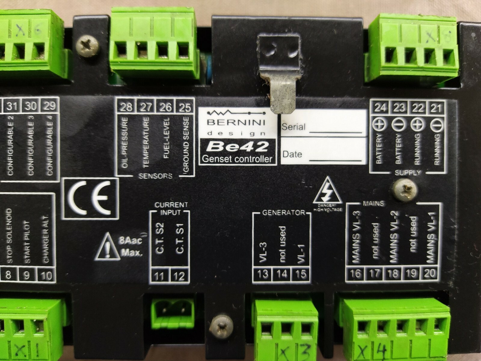 Bernini BE42 Genset Controller Generator Control Panel - Image 4