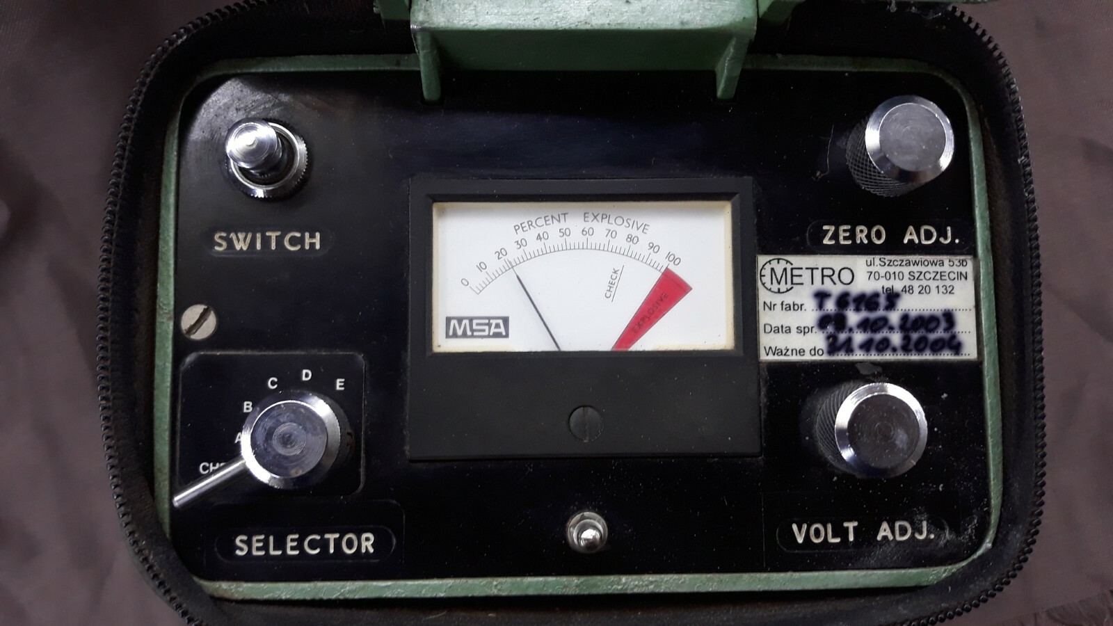 MSA Combustible Gas Indicator Model 20 CGI 20 - Image 3