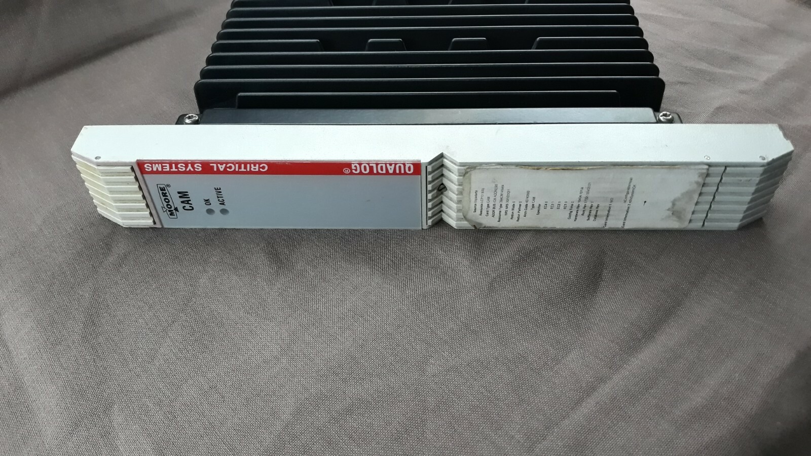 Moore CAM Critical Analog Module QLCAMAAN QUADLOG P/N 16404-1/1 - Image 5