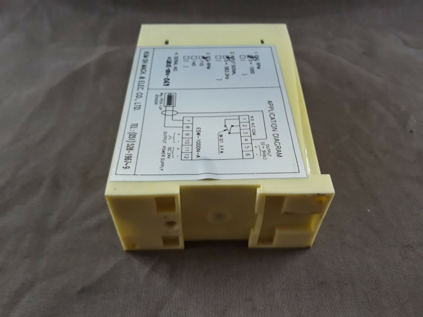 Kum Oh ESW-1000N-A Speed Watch ESW1000NA - Image 4