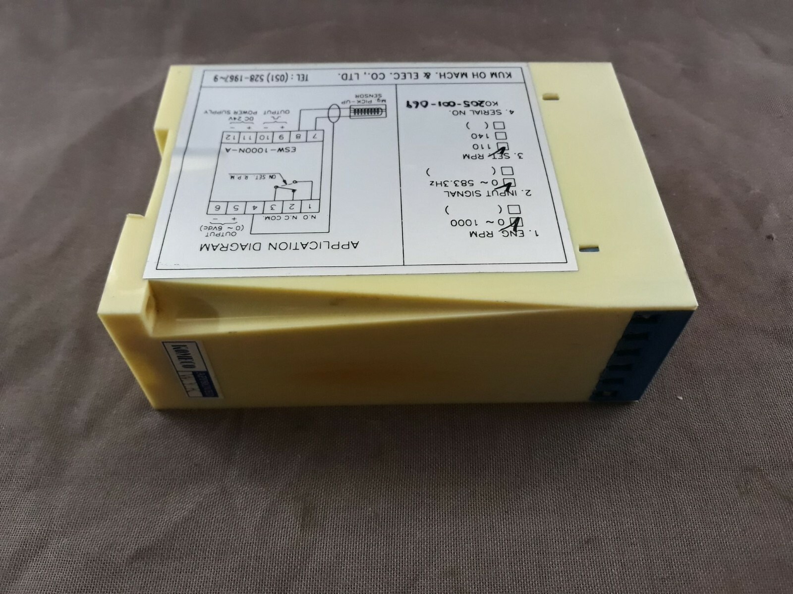 Kum Oh ESW-1000N-A Speed Watch ESW1000NA - Image 5
