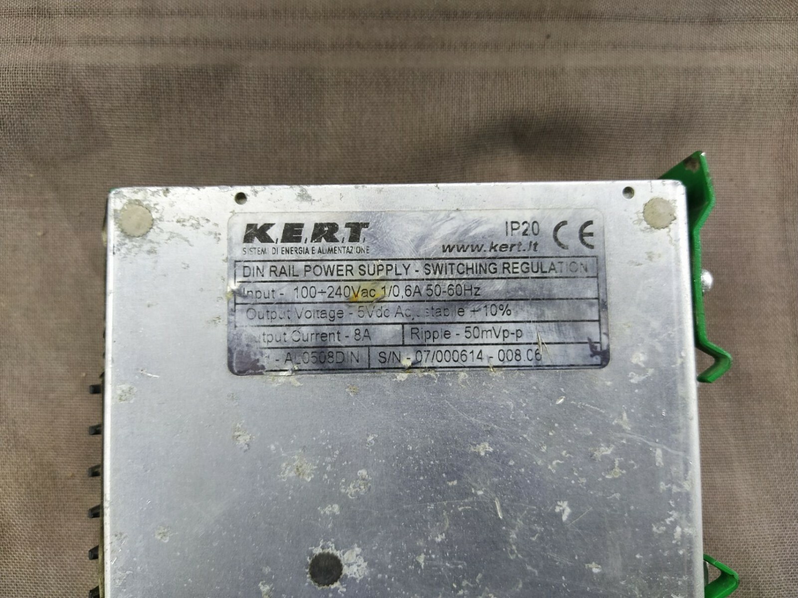 KERT DIN RAIL Switching Power Supply 100-240 VAC Output 5 VDC - Image 4
