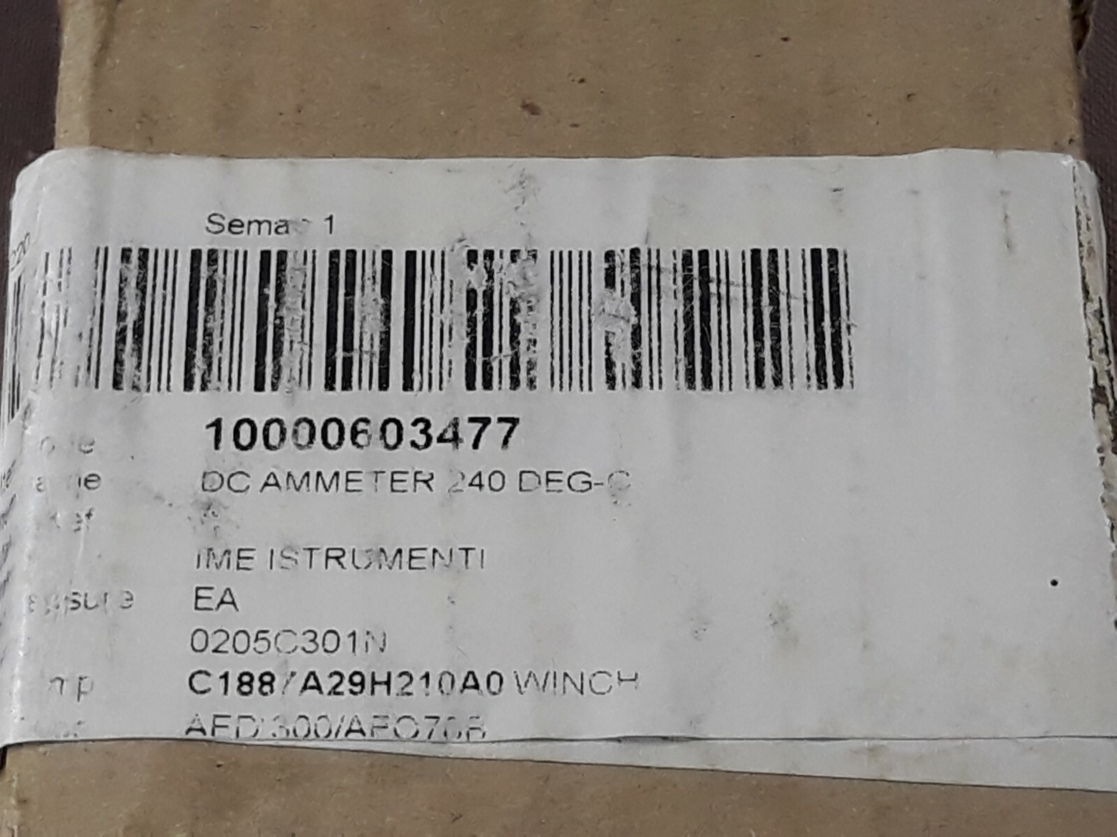 IME AQ72M Single Phase Analogue Ammeter for Direct Current AN632A1001 - Image 9