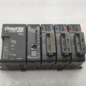 KOYO DIRECT LOGIC 205 PLC D2-04B-1 PS D2-240 CPU D2-16ND3-2 IN D2-12TR OUT
