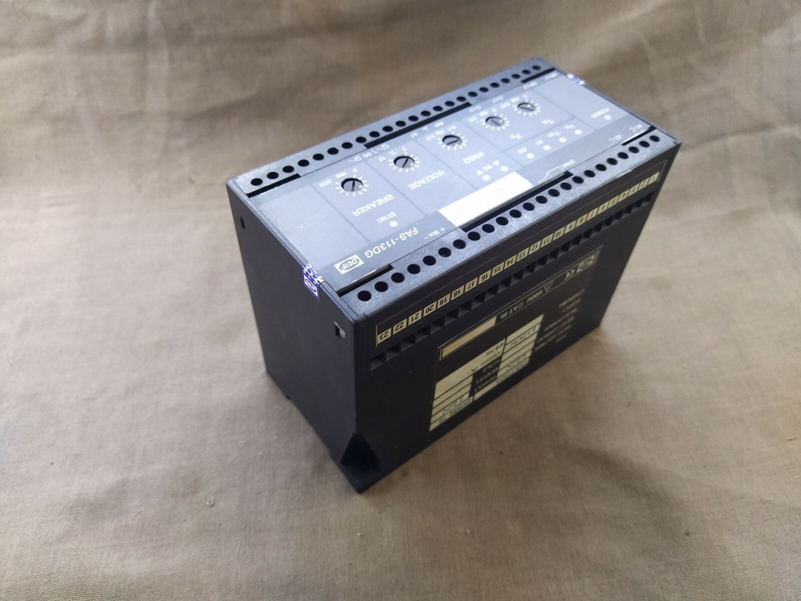 Deif FAS-113DG Synchronisation & Circuit Breaker Closing 243989.10 220V AC - Image 7