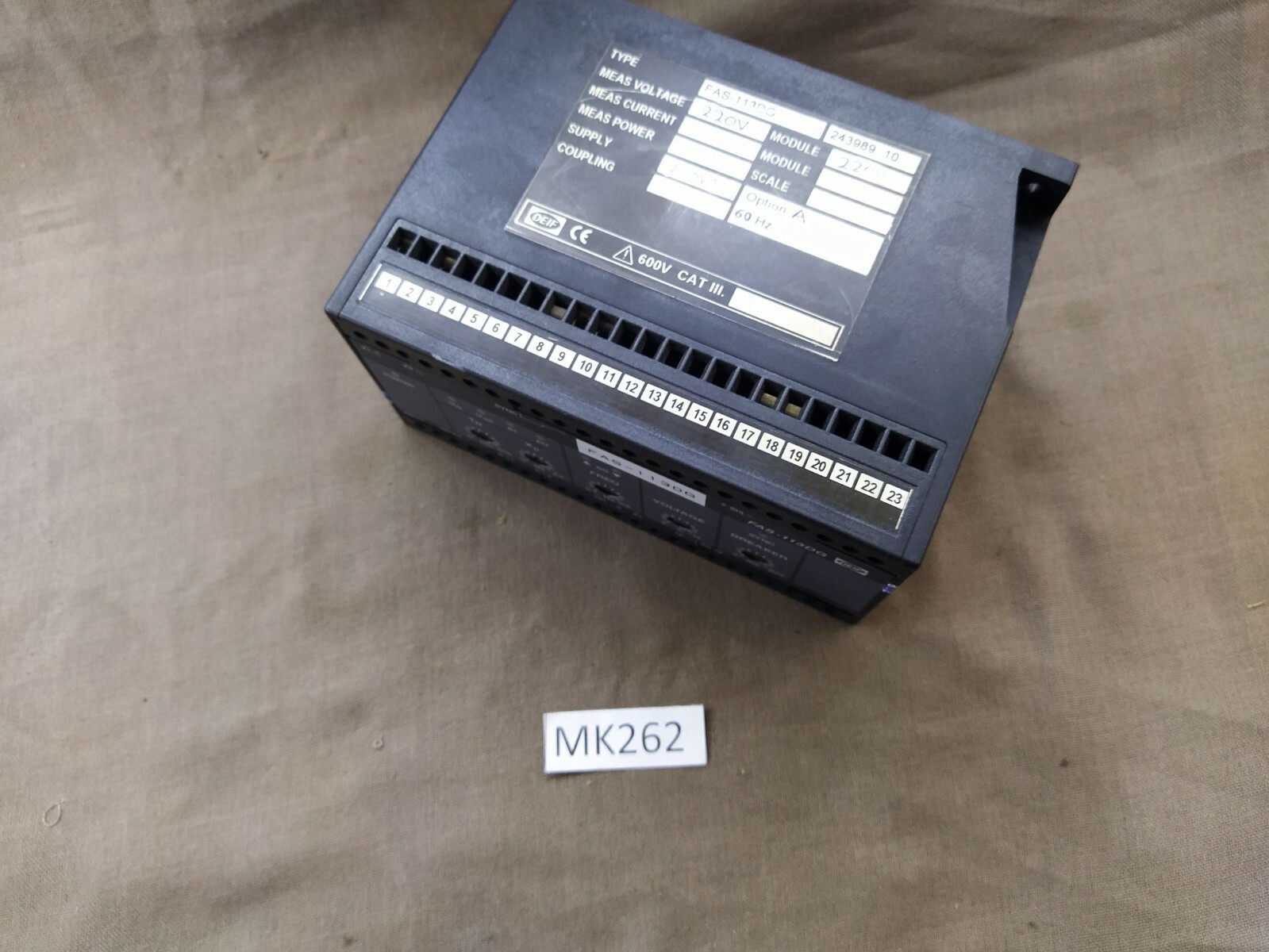 Deif FAS-113DG Synchronisation & Circuit Breaker Closing 243989.10 220V AC - Image 10