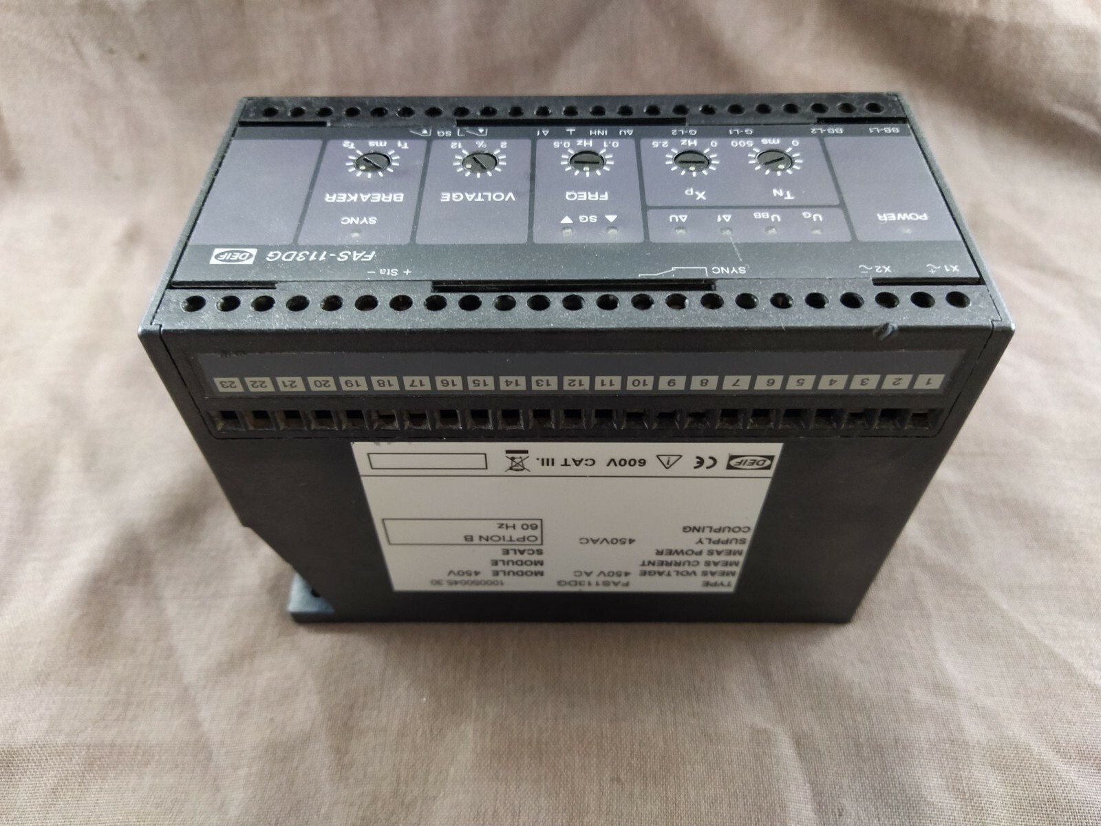 Deif FAS-113DG Synchronisation & Circuit Breaker Closing 100050045.30 FAS1113DG - Image 4