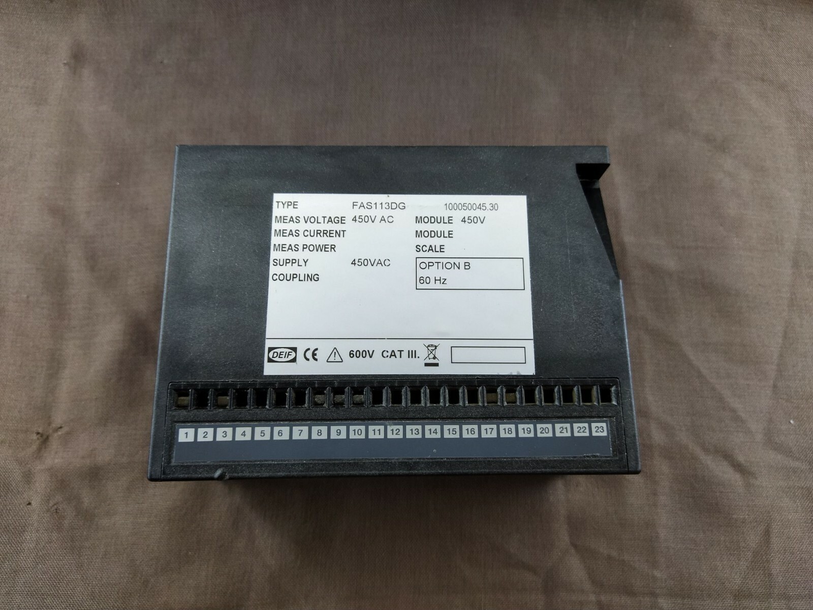 Deif FAS-113DG Synchronisation & Circuit Breaker Closing 100050045.30 FAS1113DG - Image 5
