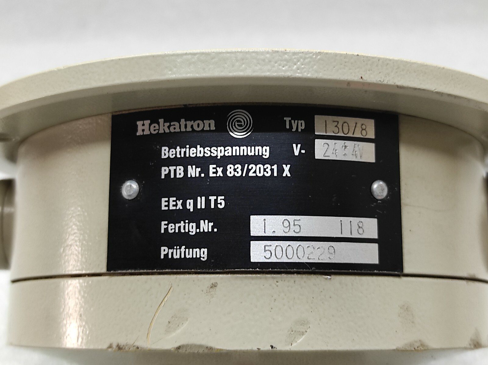 HEKATRON TYPE 130/8 SMOKE SENSOR 24V - Image 4