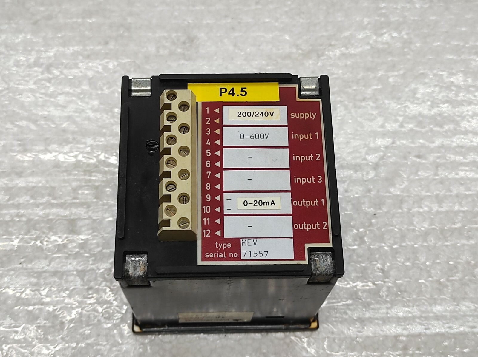 MEGACON MEV VOLT METER 0-600V 200/240V - Image 5