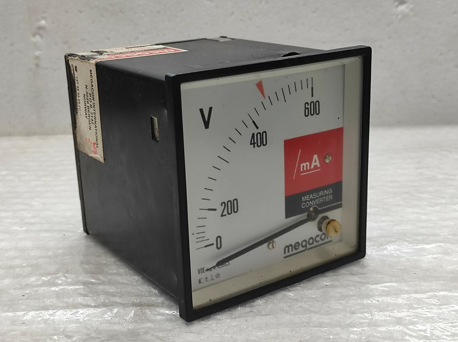 MEGACON MEV VOLT METER 0-600V 200/240V - Image 9