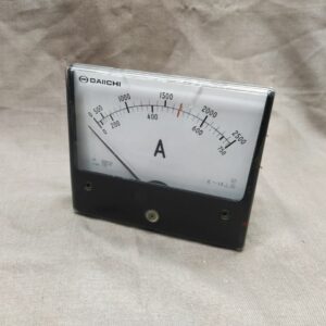 DAIICHI LSK-12C DOUBLE AMMETER CT 2500A/5A 750A/5A