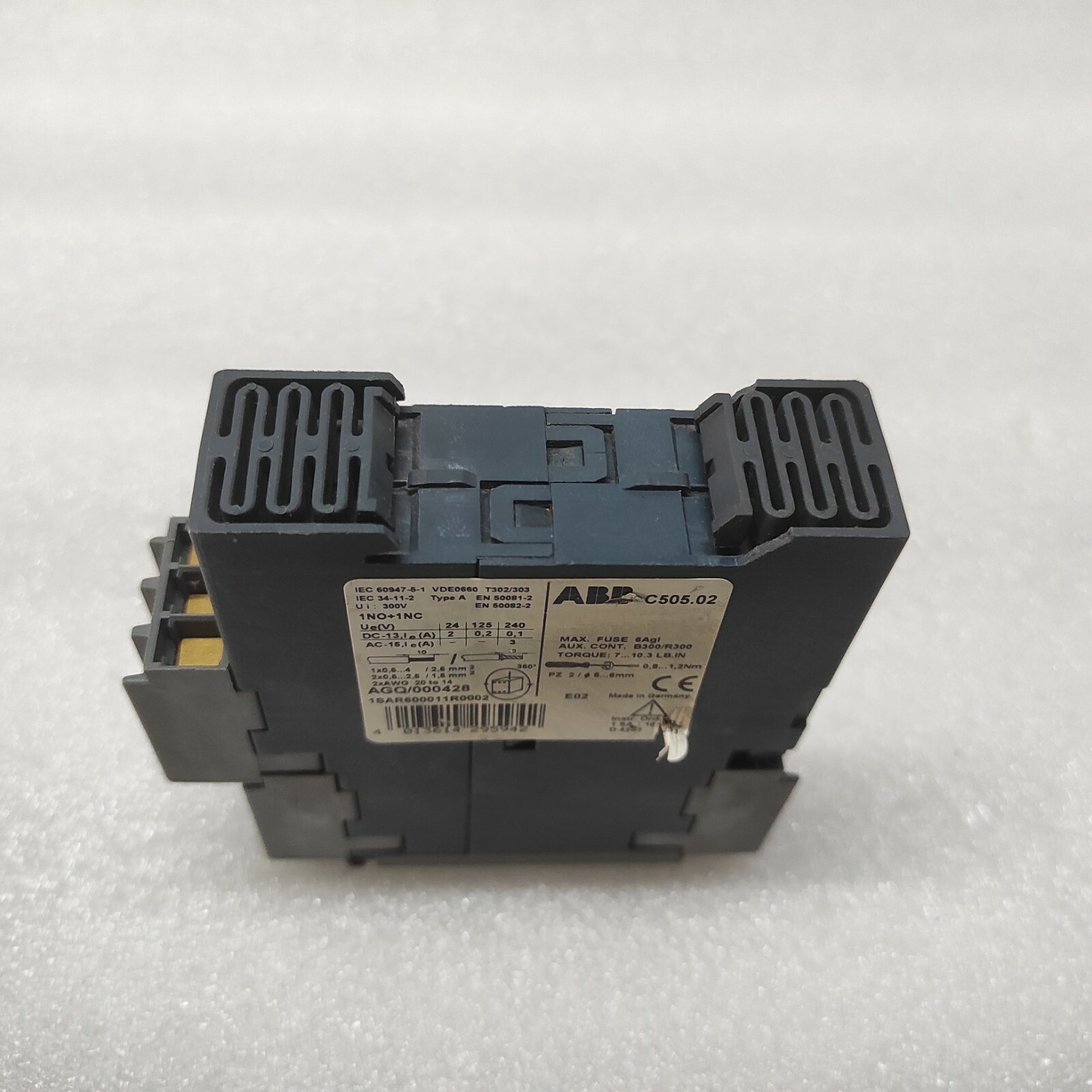 ABB C505.02 THERMISTOR PROTECTION RELAY 1SAR600011R0002 - Image 7
