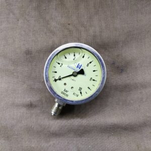 Hatenboer Water ENFM  C 1.4571 Pressure Gauge 10 BAR KI. 1.6