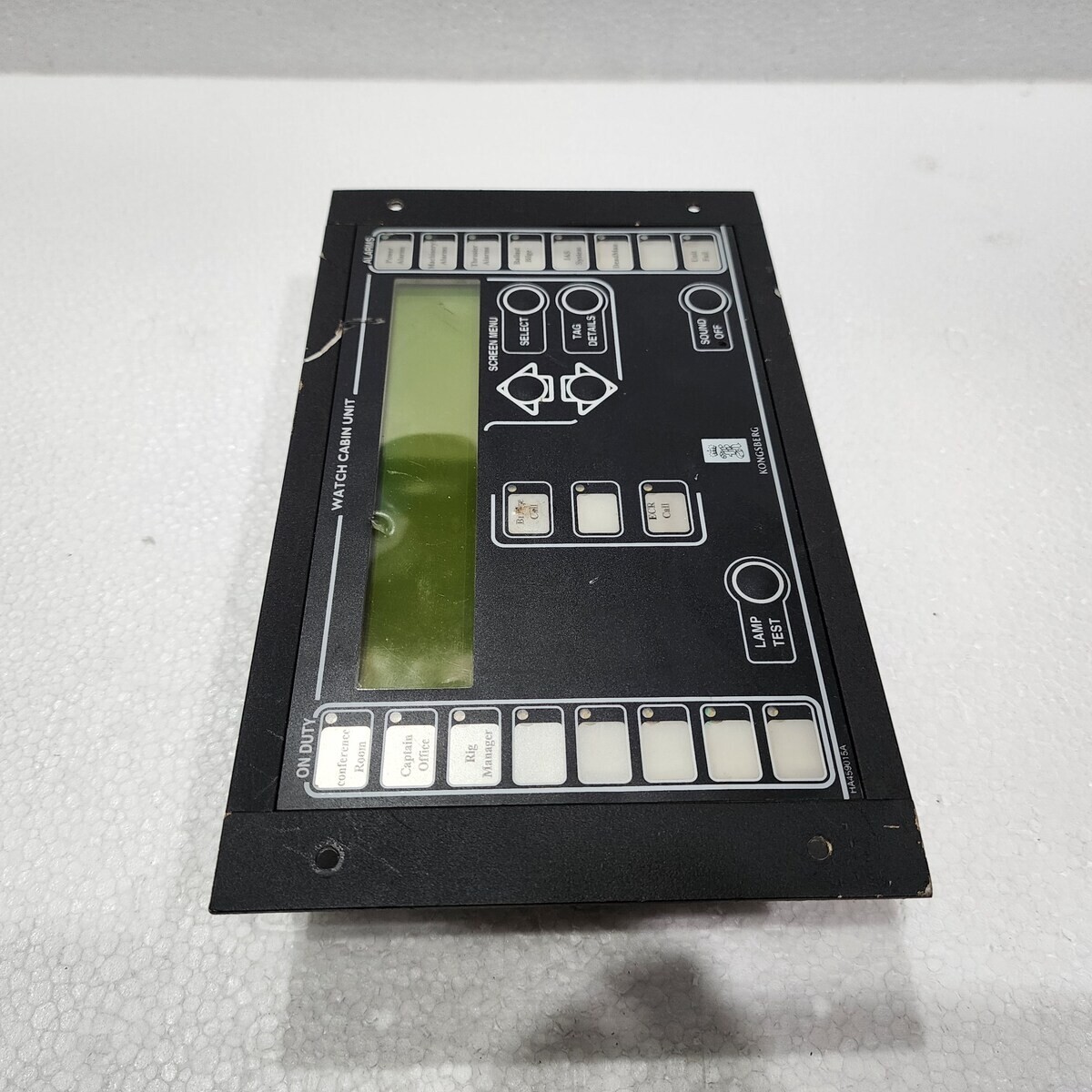 KONGSBERG 6200373 REV B1 WATCH BRIDGE UNIT 6200338 REV C1 - Image 2
