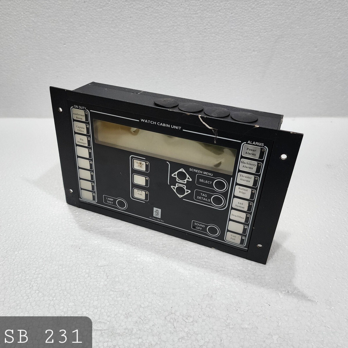 KONGSBERG 6200373 REV B1 WATCH BRIDGE UNIT 6200338 REV C1 - Image 6