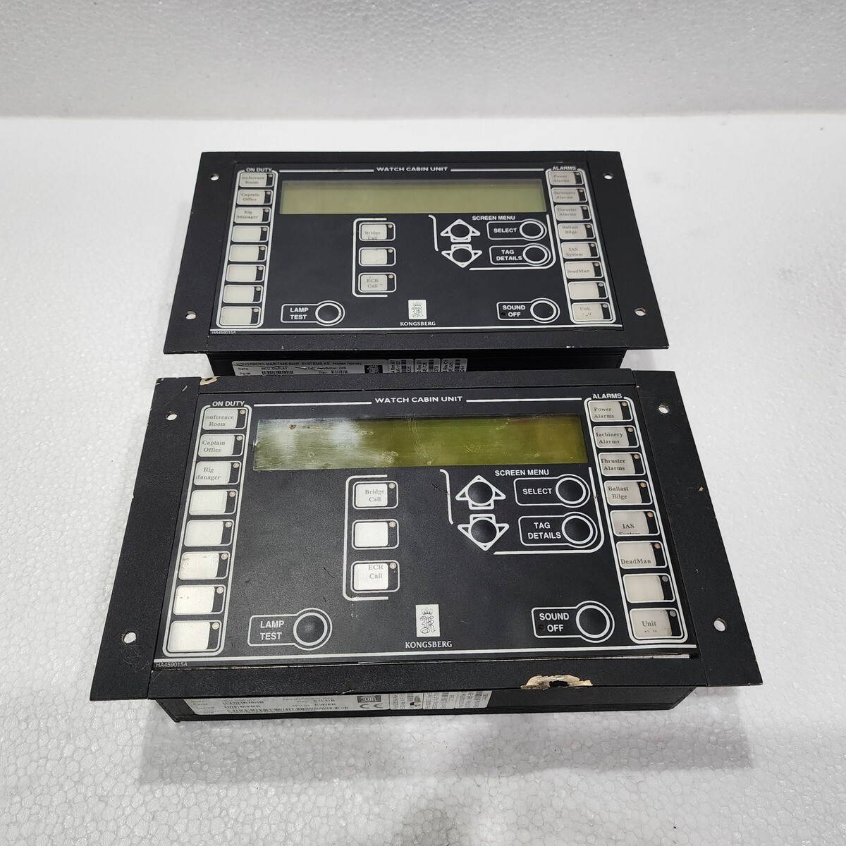 KONGSBERG 8100261 REV A WCO DISPLAY