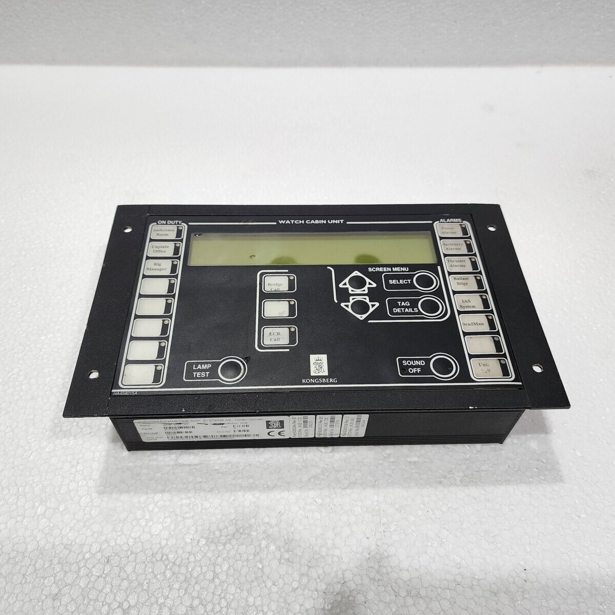 KONGSBERG 8100261 REV A WCO DISPLAY - Image 2