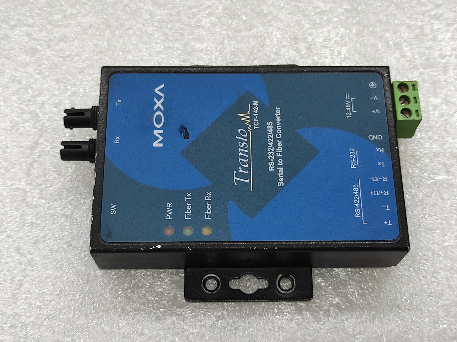 MOXA TRANSIO TCF-142-M RS-232/422/485 SERIAL TO FIVER CONVERTER - Image 3