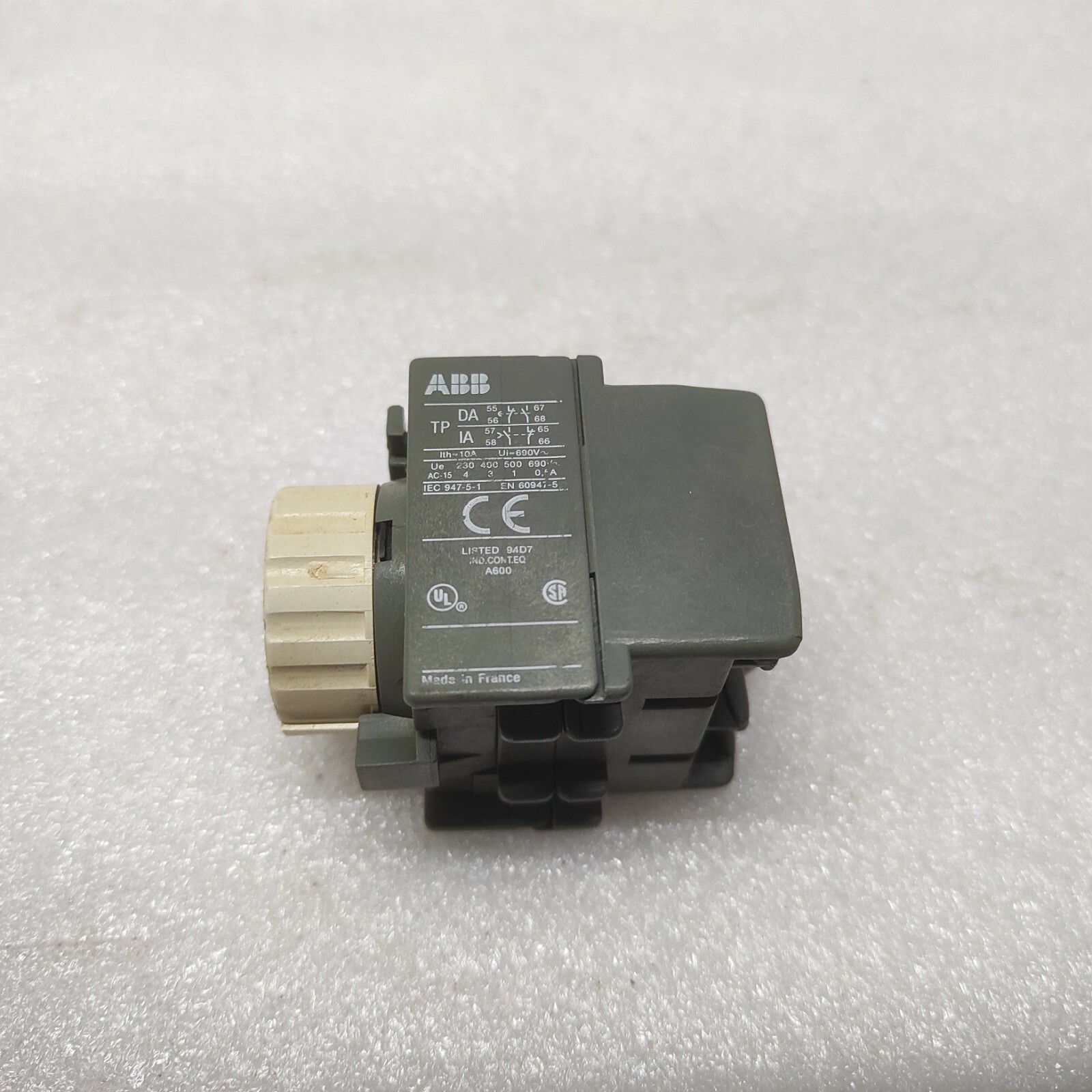 ABB TP40DA CONTACTOR TIMER 1SBN020300R1000 0.1-40SEC - Image 2