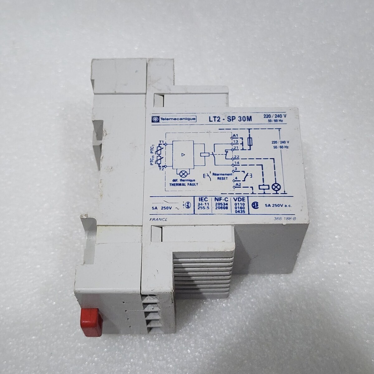 LT2-SP 30M THERMISTOR PROTECTION RELAY 220-240V 368163B - Image 3
