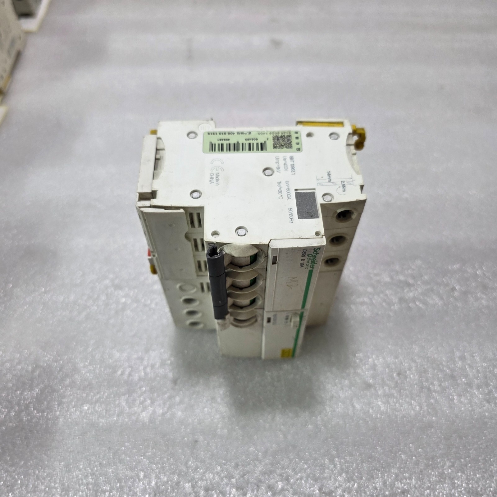 S ELECTRIC IC65N + VIGI IC65 ELE 3P+N 10A TYPE D 400V 6KA MCB RCD COMBINED UNIT - Image 5