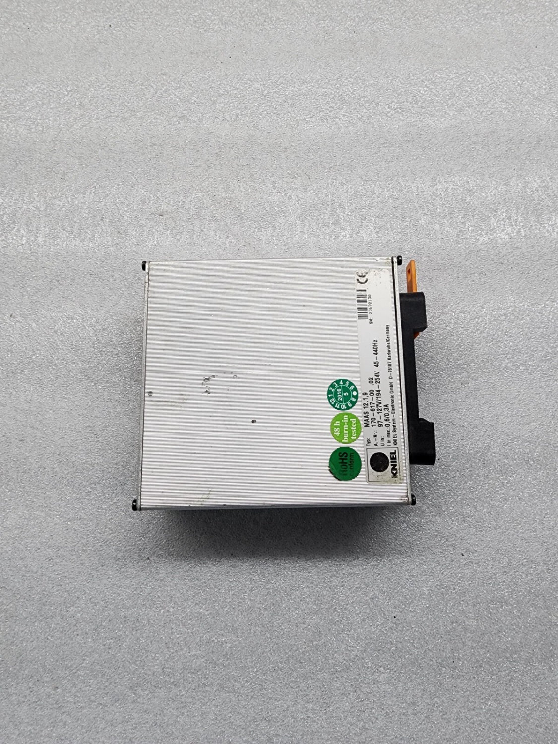 KNIEL MAAS 12.1-9 POWER SUPPLY 170-617-00.02 97-127V/194-254V - Image 3