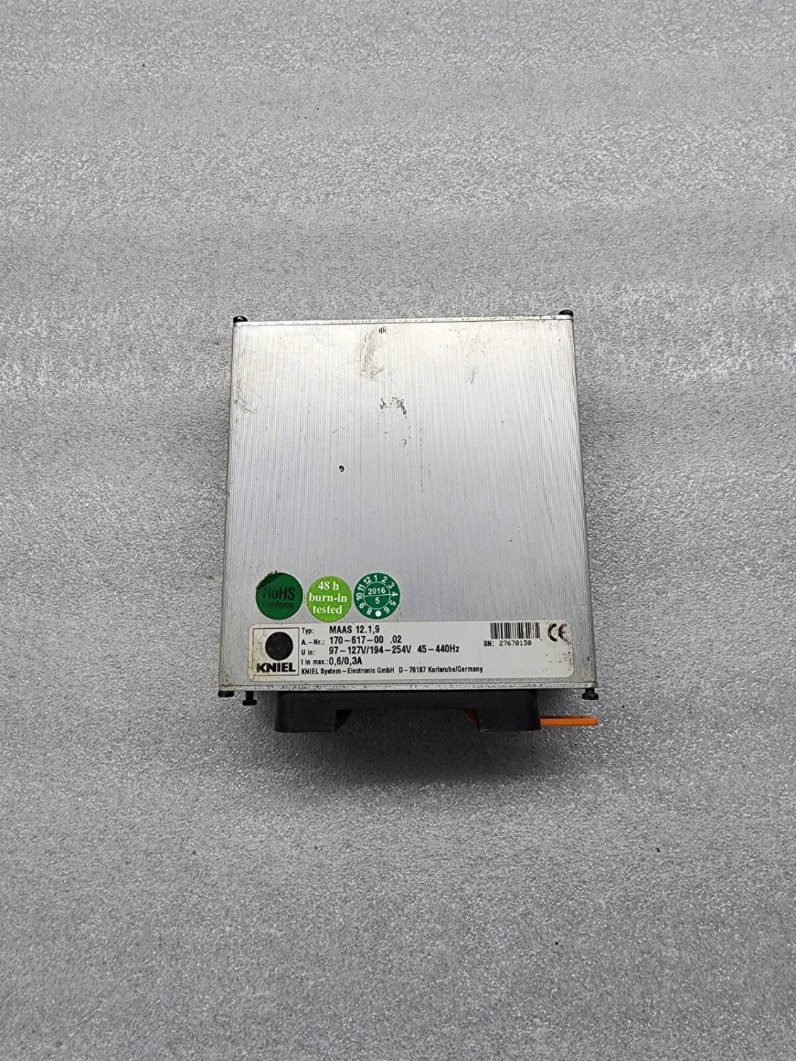KNIEL MAAS 12.1-9 POWER SUPPLY 170-617-00.02 97-127V/194-254V - Image 4